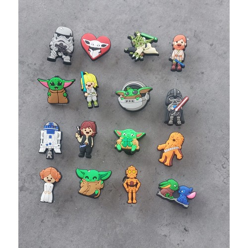 6 Croc Charm Star Wars