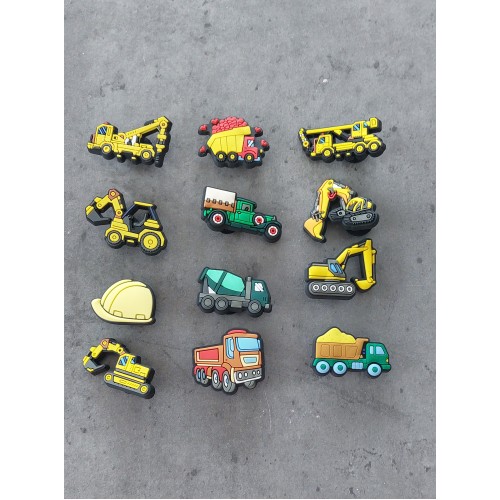 6 Croc Charms Construction
